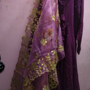 Purple Long Gown