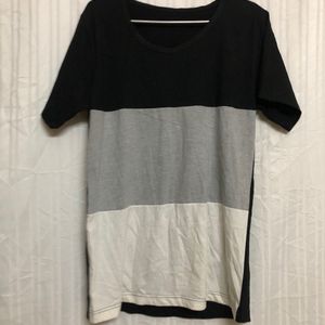 Black Cotton Short Sleeve T Shirt