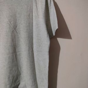 Crew Neck Off White Tshirt