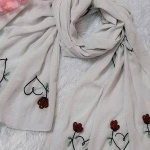 Hand Work Stole, Hijab