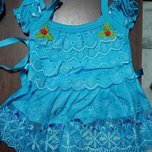 #7 New Frock For Girls (0-3 Months)