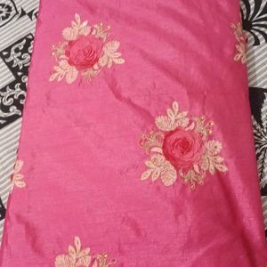 Silk Saree Stone  And Customise Work