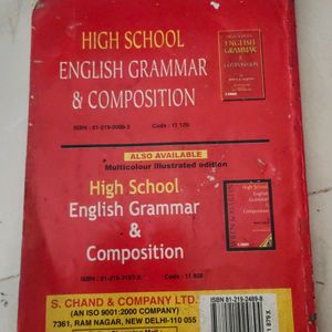 Key To Wren And Martin's High School English Grammar And Composition