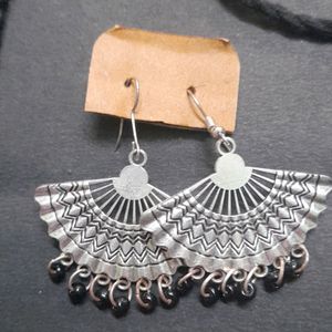 Oxidized Jewellery Set With Earring ||never Use Totally New