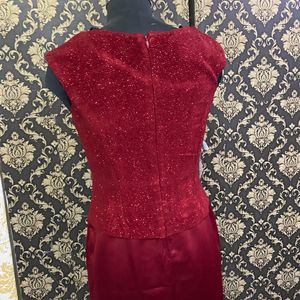 Beautiful Maroon Dress