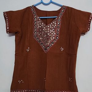 Beautiful Sequin Work Ethnic Wear Top