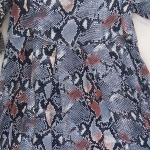 PATRIZIA LUCA MILANO DESIGNER Snake Print DRES