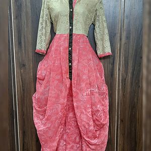 Cowl Blooming Pink Kurta