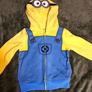 UNIQUE PIECE Minion Hoodie 2- 4 Yrs Like NEW❗