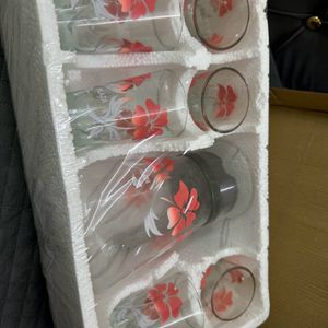 7 pieces glass set