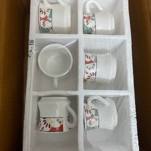 Pack Of 6 Ceramic Tea Cup