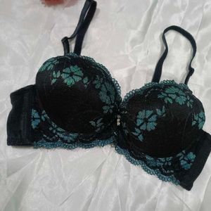 Imported Designer Bra With Shinning Flower