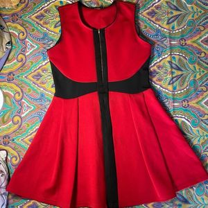 Red And Black Nuon Dress