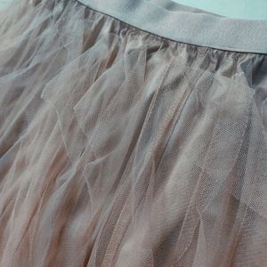 Tutu Skirt Multilayer Fluffy Net Dusty Pink