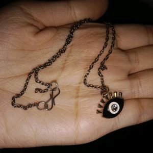 Evil Eye Charm Necklace Chain