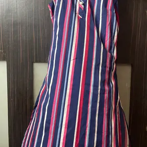 Beautiful Multicolor Striped Kurti