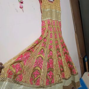 Gold - Pink Gown Festive/Wedding