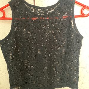 Black Netted Top