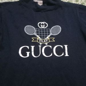 High Neck GUCCI t-shirt Half Sleeve