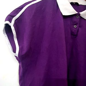 Purple Tshirt For Ladies