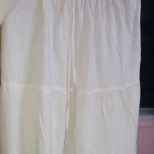 white long maxi skirt