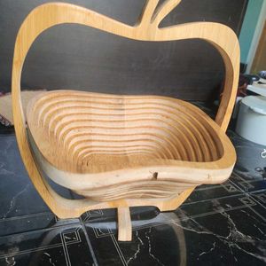 Wooden Modern Handcrafted Foldable Basket