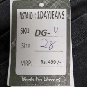 DG-4 Size-28 Straight Women Denim Jeans