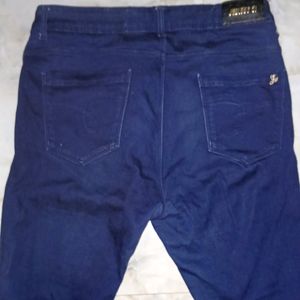 Jealous 21 Super Skinny Ankle Length Blue Jeans