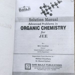 Organic Chemistry Ms Chauhan Book