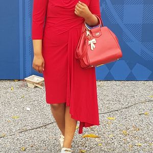 WESTSIDE Draped Dress