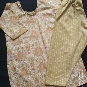 New Cotton Top With Pant For Baby Girl