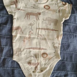 Pure Cotton Half Sleeve Soft Onesie