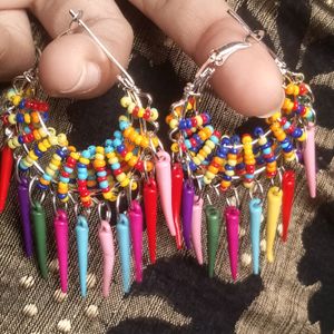 Multicolour earrings