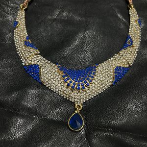 Blue Diamond Necklace