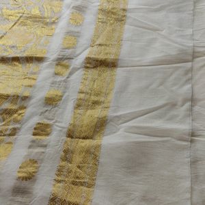 Cream Saree ( Women)