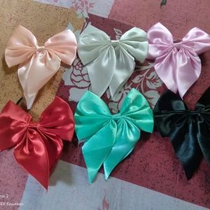 Fancy Fabric Hair Accessories Combo Pack of 6