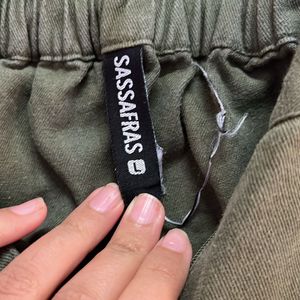 Sassafras Olive Pant