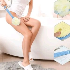 2-in-1 Bath Body Brush with Soft Loofah