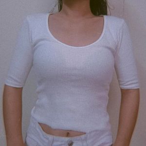 White Crop Top PRICE DROP