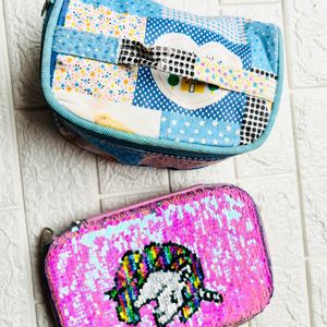 2 Bag Combo Makeup & Pencil Box