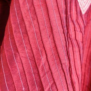 Men Festive Kurta Red Colour