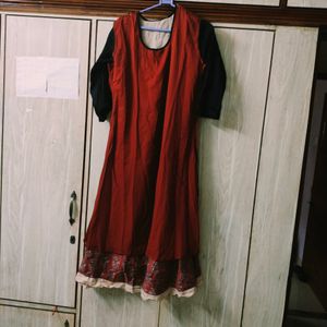 Floor Length Anarka With Jacket