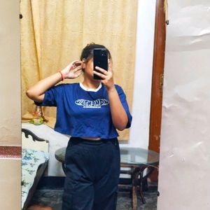 ROADSTER OVERSIZED CROPPED TSHIRT