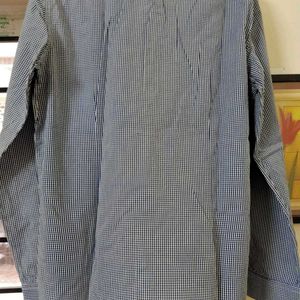 Mens Contrast Collor Checks Shirt Size 41