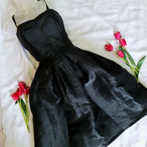 Premium Imported Puffy Black Dress
