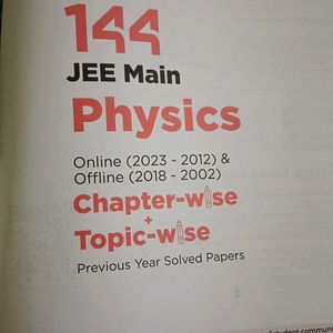 144 Jee Mains Physics Disha