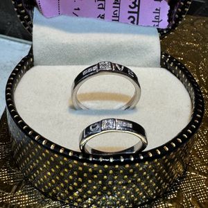 Silver 92.5 Couple Ring