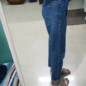 Dark Wash Mom Denim