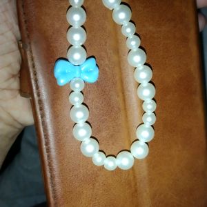 White Pearl Phone Charm