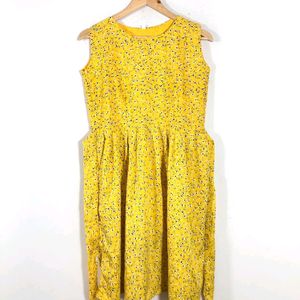 YELLOW PRINTED DRESSES